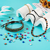 180Pcs 9 Colors 2-Hole Drawbench Glass Seed Beads SEED-TA0001-06-7