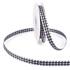 10 Yards Flat Polycotton(Polyester Cotton) Ribbon OCOR-TAC0030-01H-2