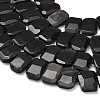 Natural Sliver Obsidian Beads Strands G-C285-A14-01-3