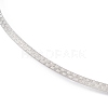 304 Stainless Steel Textured Wire Necklace Making STAS-B036-03P-3