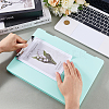 Rectangle Plastic Clipboards & Storage Folder AJEW-WH20010-40C-3