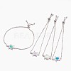 Adjustable Brass Bolo Bracelets BJEW-K204-03-P-1