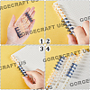 Gorgecraft 18Pcs 3 Colors Platic Binding Combs FIND-GF0005-17A-6