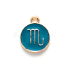 Alloy Enamel Pendants ENAM-S124-01B-05L-2