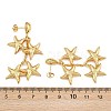 304 Stainless Steel Dangle Stud Earrings EJEW-P325-05F-G-5