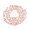Electroplate Transparent Glass Beads Strands EGLA-Q139-01A-A08-2
