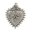 Tibetan Style Alloy Pendants Enamel Settings LS-TIBE-L013-10AS-02-1