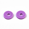 Handmade Polymer Clay Beads X-CLAY-Q251-6.0mm-112-3