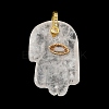 Natural Quartz Crystal Carved Pendants GG-CBA5963-01M-NH-1