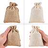 BENECREAT Burlap Packing Pouches Drawstring Bags ABAG-BC0001-06-5