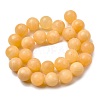 Natural Yellow Jade Bead Strands G-K121-01-12mm-5