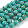 Synthetic Turquoise Beads Strands X-TURQ-H038-10mm-XXS10-1