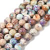 Dyed Natural Regalite/Imperial Jasper/Sea Sediment Jasper Beads Strands G-B124-C01-20-1