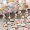 Natural Morganite Beads Strands G-P604-A07-01-1