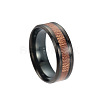 Titanium Steel Wide Band Finger Rings RJEW-T005-12-10-1