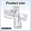 Half Finger Patent Leather Shiny Fingerless Gloves AJEW-WH20080-06C-2