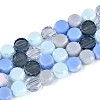 Electroplate Glass Beads Strands EGLA-N022-03A-A04-1