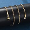 304 Stainless Steel Lumachina Chain Necklaces NJEW-F248-17A-G-4