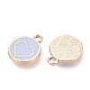 Alloy Enamel Pendants ENAM-Q002-01G-02-2