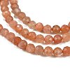 Natural Peach Moonstone Beads Strands G-C127-A02-02-3