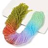Transparent Painted Glass Beads Strands X1-DGLA-A034-T3mm-A12-1