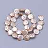 Natural Baroque Pearl Keshi Pearl Beads Strands PEAR-S012-23B-2