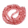 Transparent Glass Beads Strands GLAA-T023-4mm-A13-2