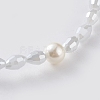 Electroplate Glass Beads Stretch Bracelets BJEW-JB04831-3