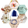 25Pcs Rectangle Velvet Drawstring Pouches TP-BBC0001-04B-01-5