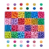 Mixed Style Plastic Beads MACR-WH0005-01-1