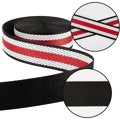 5 Yards Triolor Polyester Ribbon OCOR-GF0002-27-1