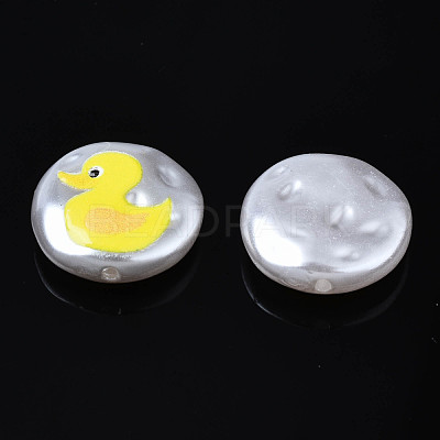 3D Printed ABS Plastic Imitation Pearl Beads KY-S163-430-1