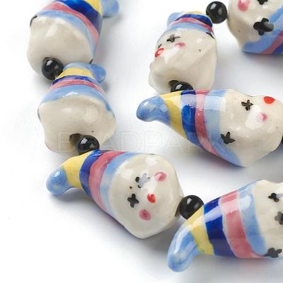 Handmade Porcelain Beads PORC-G006-17-1