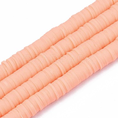 Handmade Polymer Clay Beads X-CLAY-R067-8.0mm-13-1