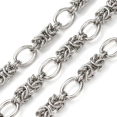 304 Stainless Steel knot with Oval Link Chains CHS-S012-06P-1