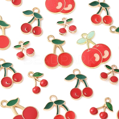 38Pcs Alloy Enamel Pendants ENAM-FS0002-71-1
