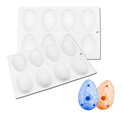 DIY Half Easter Surprise Eggs Food Grade Silicone Molds DIY-E060-03A-1