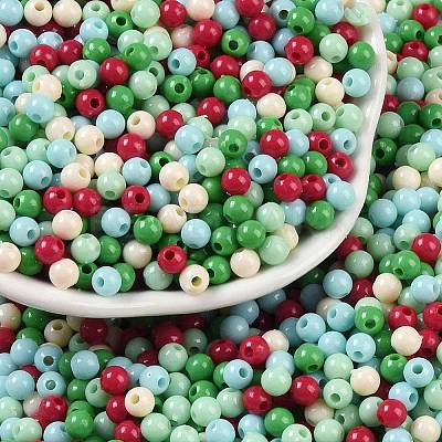 Opaque Acrylic Beads OACR-H118-07B-08-1