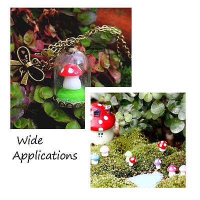 80Pcs 8 colors Resin Home Decorations RESI-KS0001-07-1