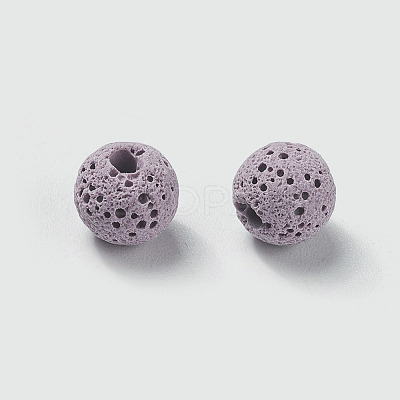 Unwaxed Natural Lava Rock Beads LS-X-G-F325-8mm-A03-1