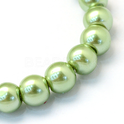 Baking Paint Glass Pearl Bead Strands X1-HY-Q003-3mm-26-1