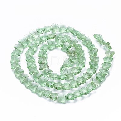 Transparent Glass Beads GLAA-Q066-14mm-B12-1