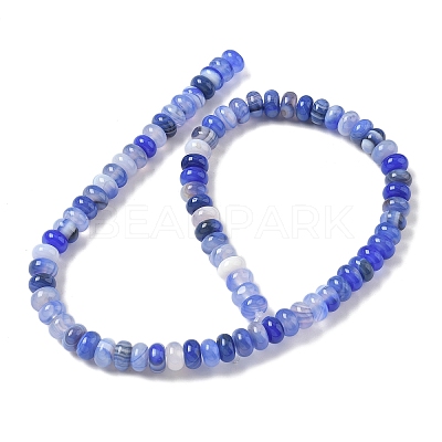Natural Banded Agate Beads Strands G-F790-I01-01C-1