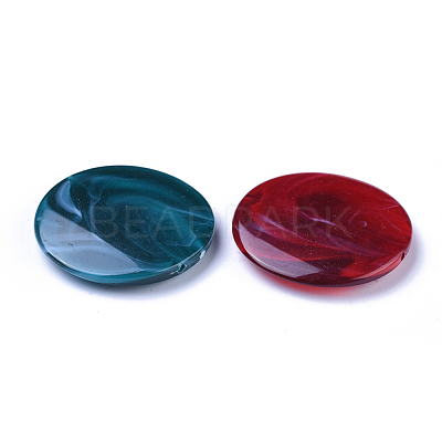 Acrylic Beads X-OACR-T008-01-M-1