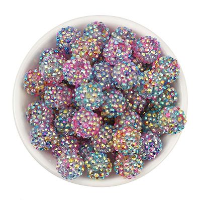 AB-Color Resin Rhinestone Beads RESI-S315-14x16-11-1