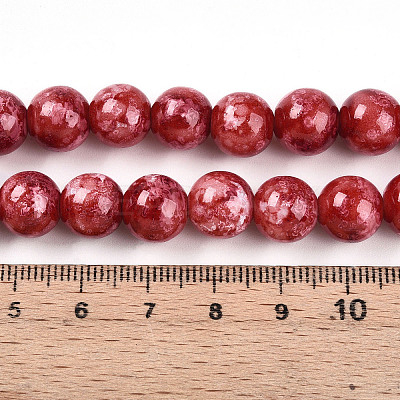 Baking Paint Glass Beads X1-DGLA-N003-10mm-A02-1