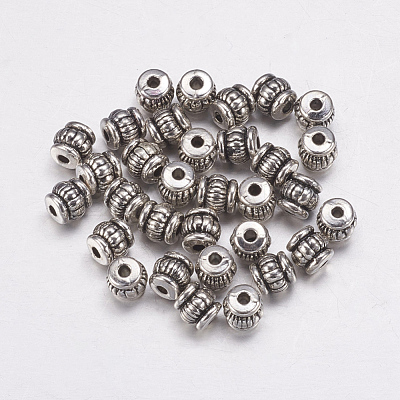 Tibetan Style Alloy Beads X-TIBEB-Q043-AS-FF-1