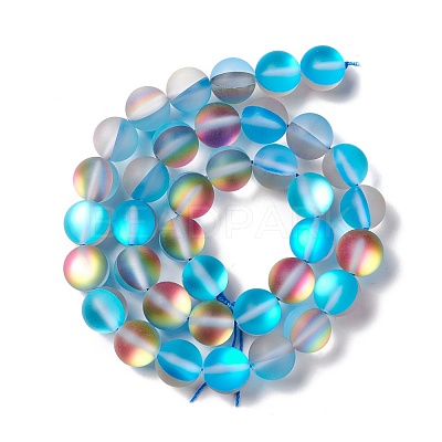 Synthetic Moonstone Beads Strands G-E573-01C-22-1