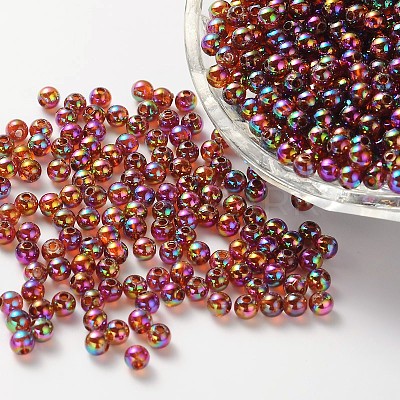 Eco-Friendly Transparent Acrylic Beads PL734-11-1
