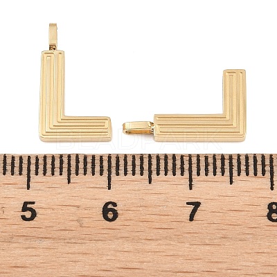 304 Stainless Steel Pendants STAS-L022-589L-1